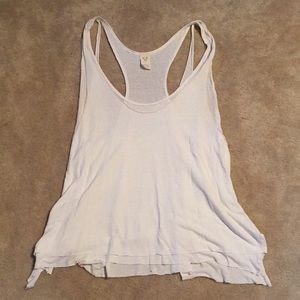 Free People White Tank Top Size M